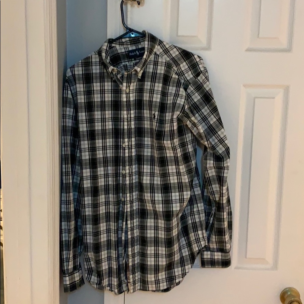 L Men’s Polo Dress Shirt